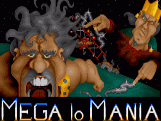 Mega lo Mania title screen for Amiga